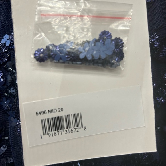 Mac Duggal 5496 NWT EMBELLISHED ILLUSION HIGH NECK LONG SLEEVE A LINE GOWN - Picture 7 of 15